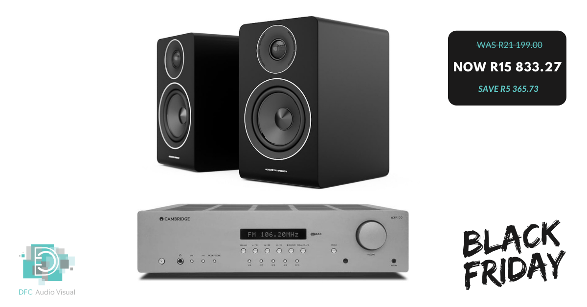 Acoustic Energy AE100 Loudspeaker Cambridge AXR100 Amplifier